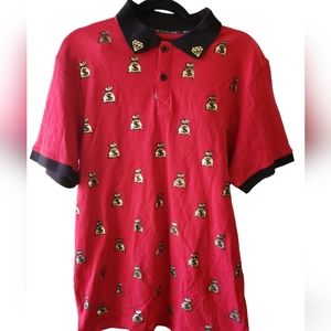 Switch Remarkable Limited Edition Red Money Bags Polo Size S